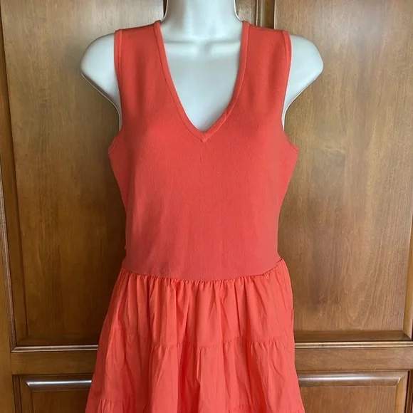 JASON WU Tiered Orange Maxi Dress, Size S, Excellent condition! - Picture 7 of 7